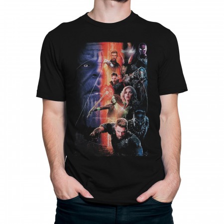 Avengers Infinity War Brave Heroes Men's T-Shirt