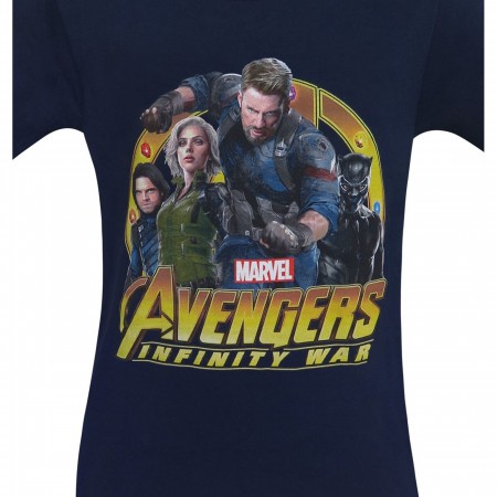 Infinity War Captain America Group Men's T-Shirt