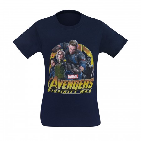 Infinity War Captain America Group Men's T-Shirt