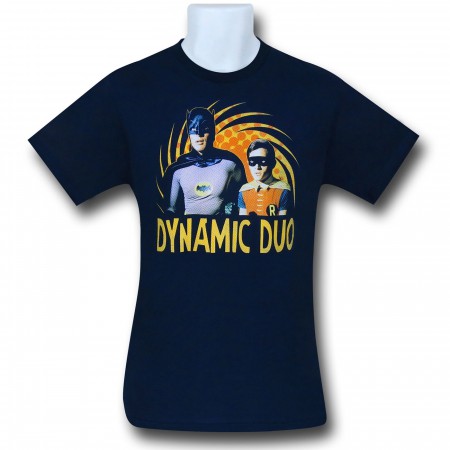 Batman 66 Dynamic Duo Navy T-Shirt