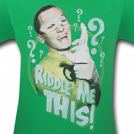 Batman 66 Riddler Riddle Me This Green T-Shirt