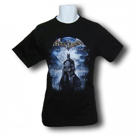 Batman Arkham Asylum Game Cover Image T-Shirt