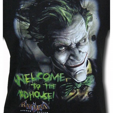 Batman Arkham Asylum Madhouse Welcome T-Shirt