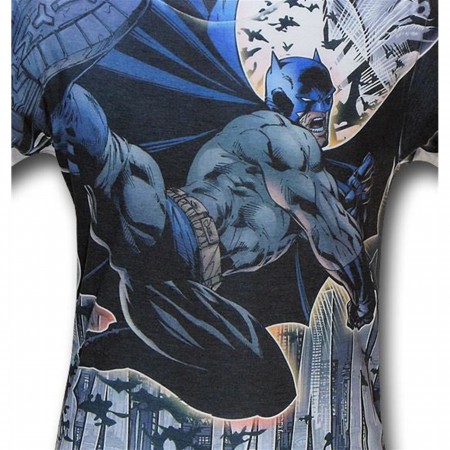 Batman Big Boot Kick Sublimated T-Shirt