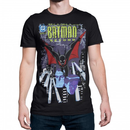 Batman Beyond Distressed #1 Cover Men's T-Shirt