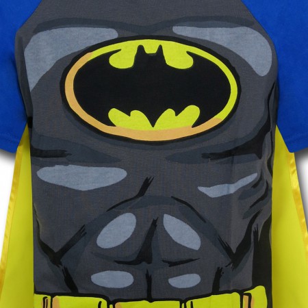 Batman Yellow Caped Kids Costume T-Shirt