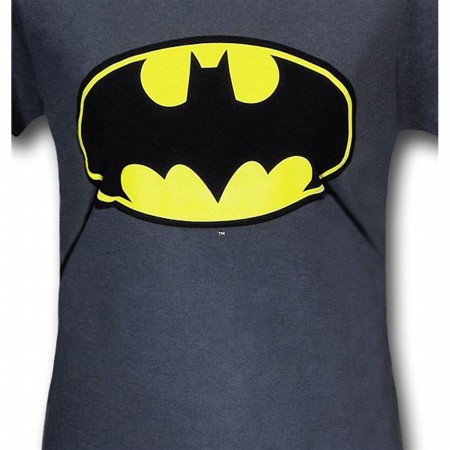 Batman Women's Symbol Charcoal T-Shirt