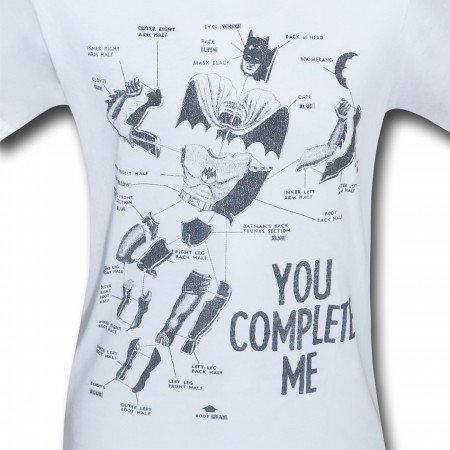 Batman You Complete Me Junk Food T-Shirt