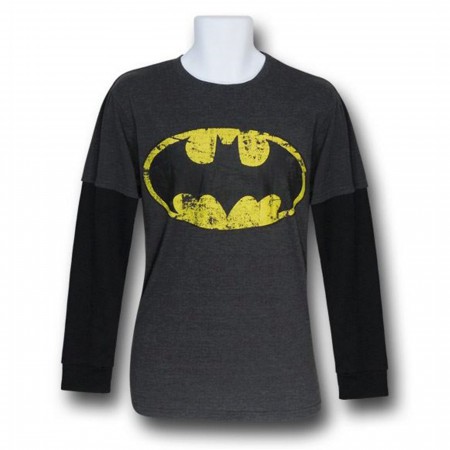 Batman Double Sleeve Combo T-Shirt & Beanie