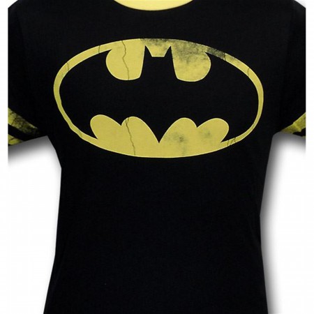 Batman Distressed Athlete T-Shirt