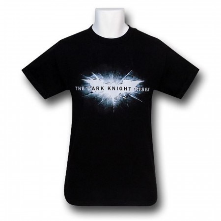 Dark Knight Rises Movie Lit Symbol and Logo T-Shirt