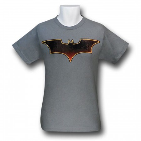 Batman Dark Knight Rises Tainted Symbol T-Shirt