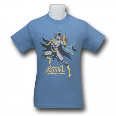 Batgirl Kick-Ass Light Blue T-Shirt