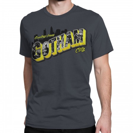 Batman Greetings from Gotham City Men's T-Shirt