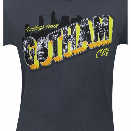 Batman Greetings from Gotham City Men's T-Shirt