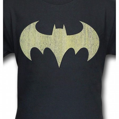 Batgirl Distressed Symbol Kids T-Shirt