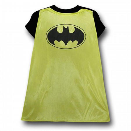 Batgirl Juniors Costume Caped T-Shirt