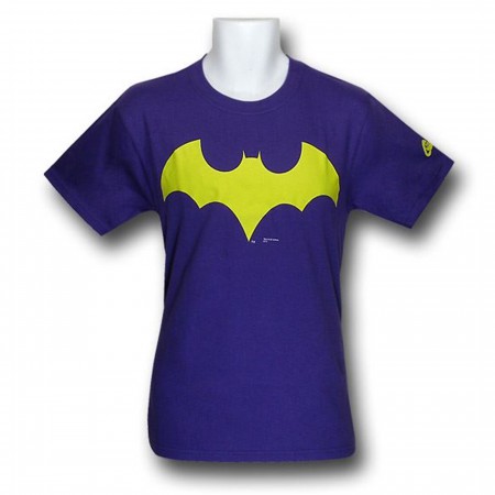 Batgirl Symbol Purple T-Shirt