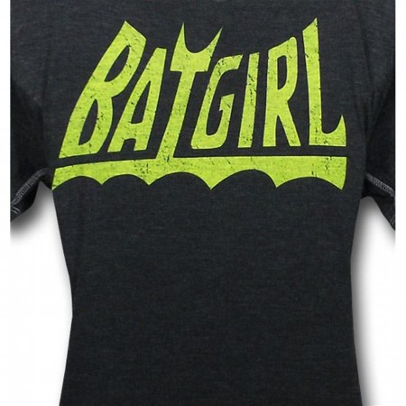 Batgirl Womens Trunk Spotlight V-Neck T-Shirt