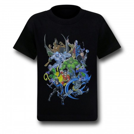 Batman Villain Mob Kids T-Shirt