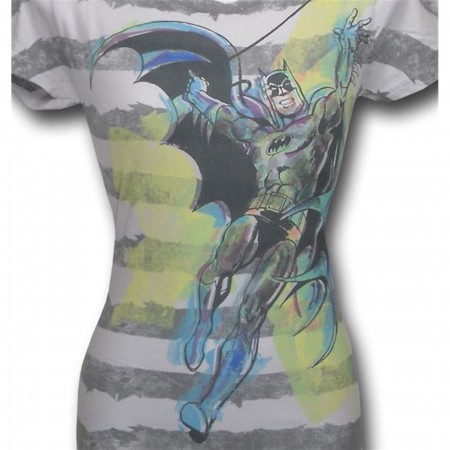 Batman Juniors Pastel Montage T-Shirt