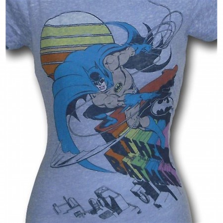 Batman Shear Rainbow Juniors Junk Food T-Shirt