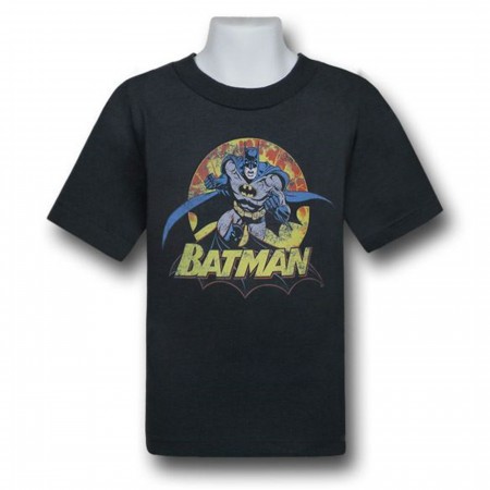 Batman Sunburst Fury Kids T-Shirt