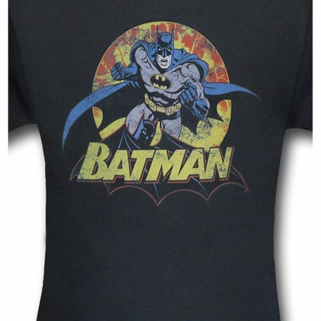 Batman Sunburst Fury Kids T-Shirt