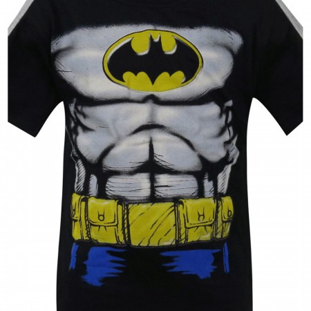 Batman Kids Grey & Blue Costume T-Shirt