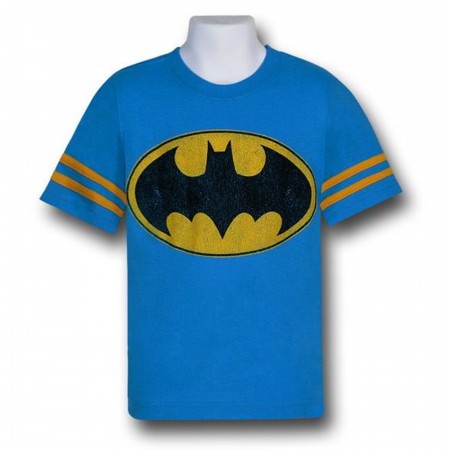 Batman Kids Blue Athletic T-Shirt