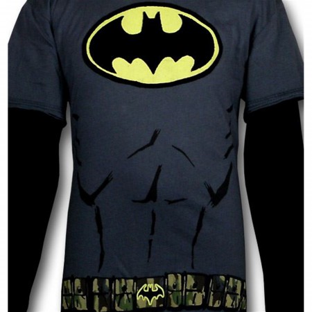 Batman Kids Costume 30s Long Sleeve T-Shirt