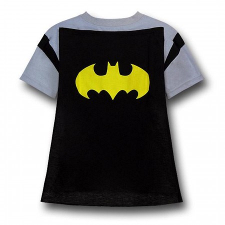 Batman Kids Grey Caped Costume T-Shirt