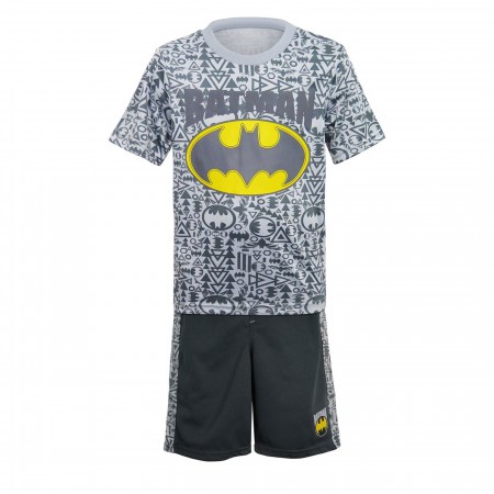 Batman Kids Sublimated T-Shirt & Shorts Set