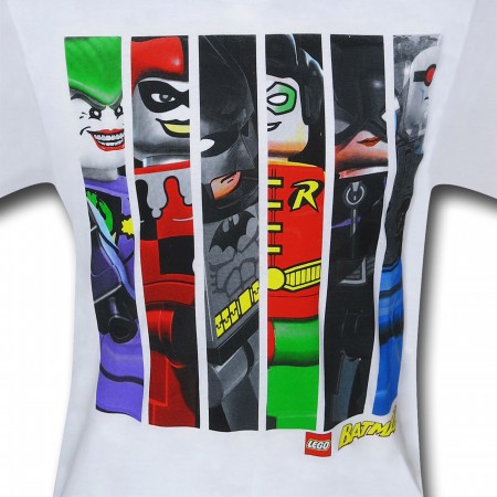 Batman Lego Villain Panels Kids T-Shirt