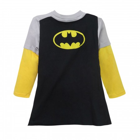 Batman Caped Kids Factory Second Long Sleeve T-Shirt