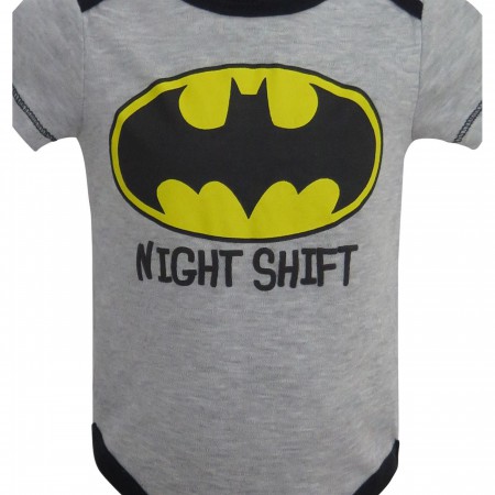 Batman Superhero Night Shift Newborn 3-Piece Set