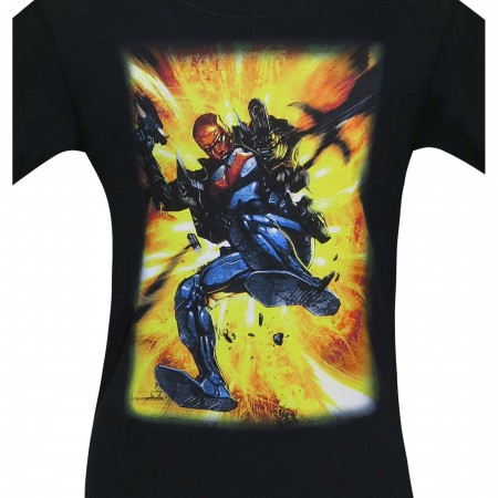 Red Hood Jason Todd Action Shot Men's T-Shirt