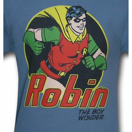 Robin Circle Slate Blue T-Shirt