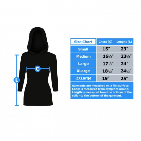 Batman Signal Women's Hooded Long Sleeve T-Shirt