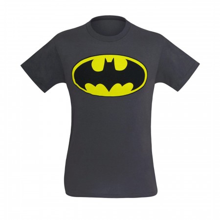 Batman Symbol T-Shirt on Grey