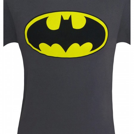 Batman Symbol T-Shirt on Grey