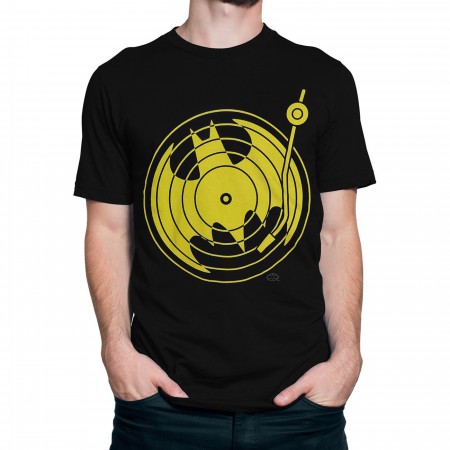 Batman Symbol Record Player Men's T-Shirt