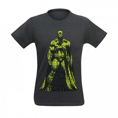 Batman Text Stance Men's T-Shirt