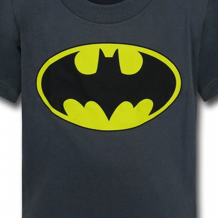 Batman Symbol Charcoal Kids T-Shirt