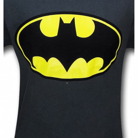 Batman Symbol Charcoal Kids T-Shirt