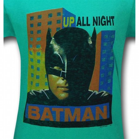 Batman Adam West Up All Night Junk Food T-Shirt