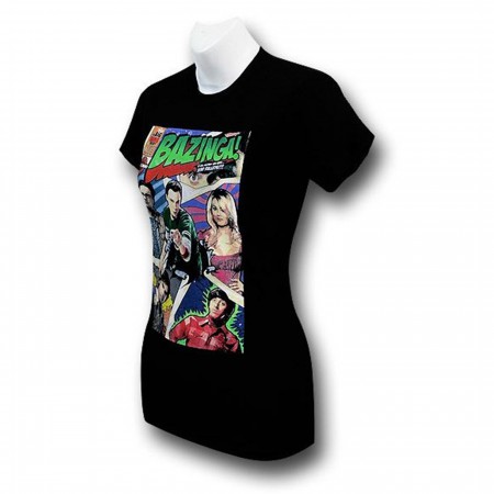 Big Bang Theory Comic Book Cover Women's T-Shirt
