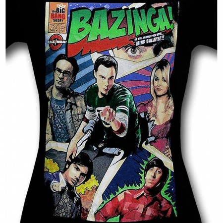 Big Bang Theory Comic Book Cover Women's T-Shirt