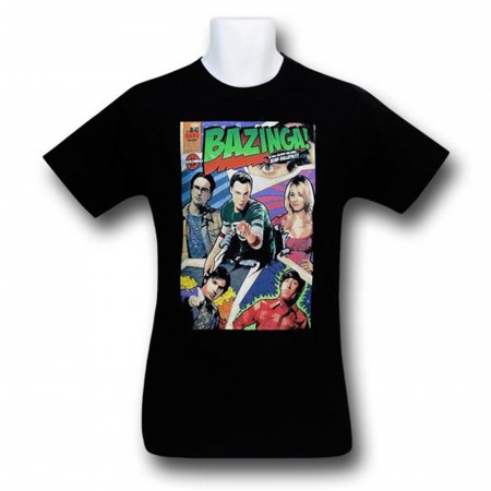 Big Bang Theory Comic Book Cover T-Shirt