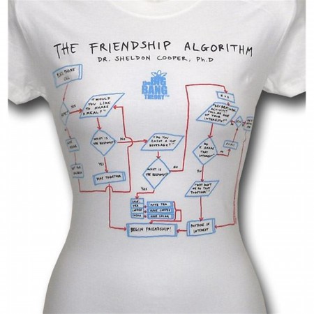 Big Bang Theory Friendship Algorithm Women's T-Shirt